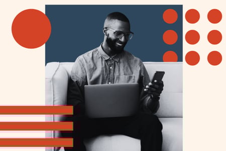 A marketers creates a landing page